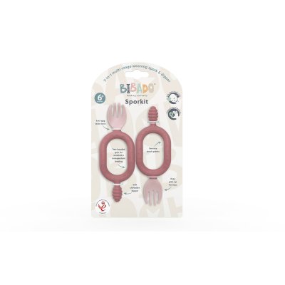 BIBADO Sporkit Multifunkční vidlička 2v1 2 ks Blush - 85543_002