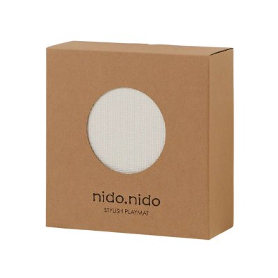 NIDO NIDO Pěnová hrací podložka Puzzle 9ks Ivory White - 85840_001