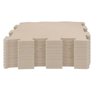 NIDO NIDO Pěnová hrací podložka Puzzle 9ks Sandstone