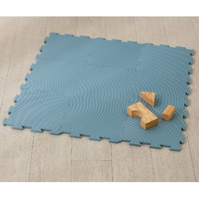 NIDO NIDO Pěnová hrací podložka Puzzle 9ks Dusty Blue - 85843_002
