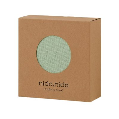 NIDO NIDO Pěnová hrací podložka Puzzle 9ks Sage Green - 85844_001