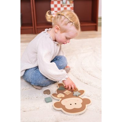 JABADABADO Vkládací dřevěné puzzle Opička - 85822_004