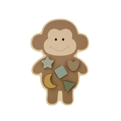 JABADABADO Vkládací dřevěné puzzle Opička