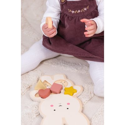 JABADABADO Vkládací dřevěné puzzle Zajíček - 85823_005