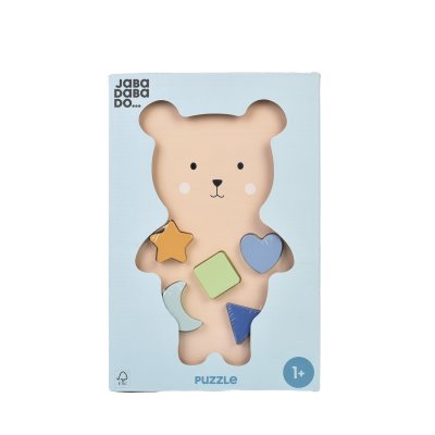 JABADABADO Vkládací dřevěné puzzle Medvídek - 85824_002