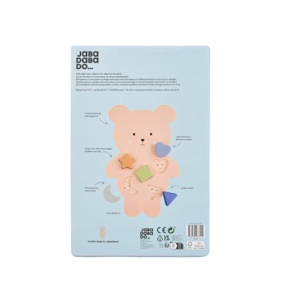 JABADABADO Vkládací dřevěné puzzle Medvídek - 85824_003