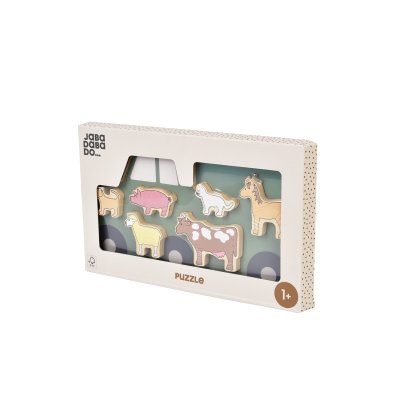 JABADABADO Vkládací dřevěné puzzle Farma - 85825_003