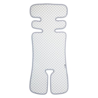 FREEON Podložka do kočárku/autosedačky 3D Mesh Grey/White