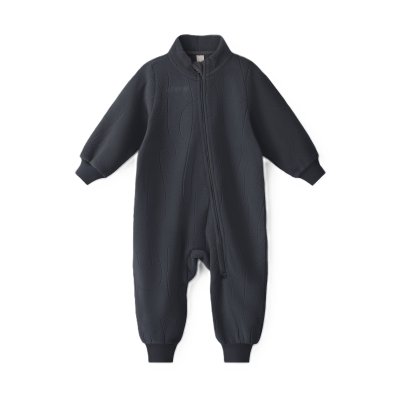 LEOKID Fleecový overal Tilio Carbon Gray vel. 80
