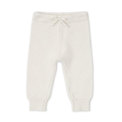 LODGER Pletené tepláčky Merino Cream vel. 62