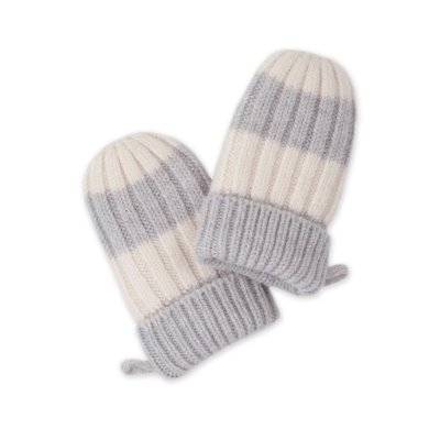 LODGER Rukavice Stripe Merino Storm vel. 0 - 12 měsíců - 86094_001