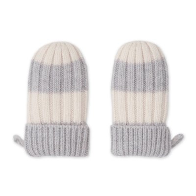 LODGER Rukavice Stripe Merino Storm vel. 0 - 12 měsíců