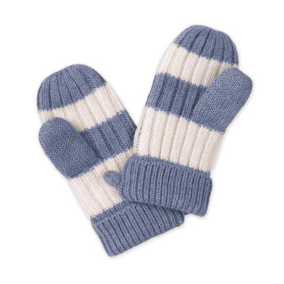 LODGER Rukavice Stripe Merino Stone vel. 1 - 2 roky - 86101_002