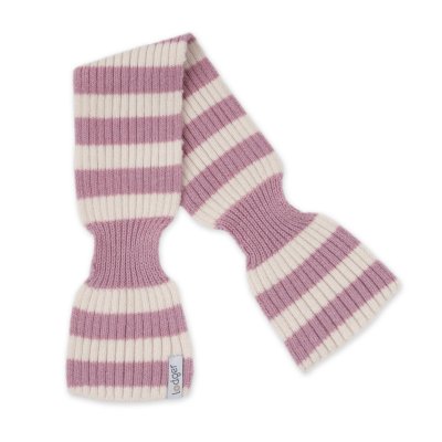 LODGER Šála Stripe Merino Mauve - 86109_001