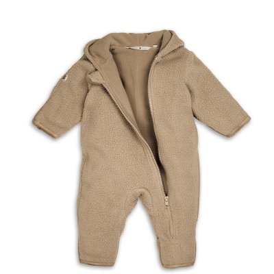 LODGER Zimní novorozenecká kombinéza Teddy Beige - 86176_002