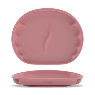 BIBADO Learning Curve™ Silikonový talíř s přísavkou Blush