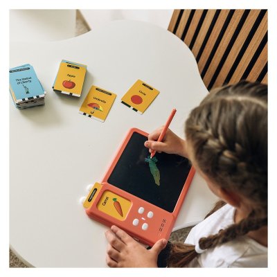 FREEON Free2Play Interaktivní LCD tabulka 2v1 pro výuku angličtiny Kiddigit Pink - 86710_005