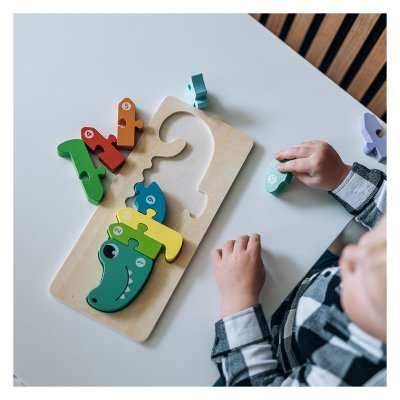 FREEON Free2Play Dřevěné puzzle Crocodile - 86731_003